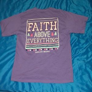 Jadelynn Brooke faith over everything tee
